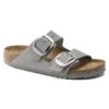 Arizona Big Buckle Cuir nubuck Gris tourterelle