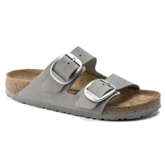 Arizona Big Buckle Cuir nubuck Gris tourterelle