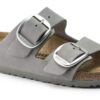 Arizona Big Buckle Cuir nubuck Gris tourterelle