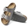 Arizona Big Buckle Cuir nubuck Gris tourterelle