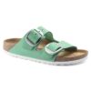 Arizona Big Buckle Cuir nubuck Jade vif