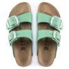 Arizona Big Buckle Cuir nubuck Jade vif