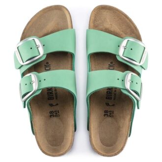 Arizona Big Buckle Cuir nubuck Jade vif