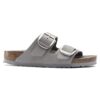 Arizona Big Buckle en cuir nubuck naturel
