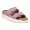 Arizona Chunky Suede Leather Candy Pink