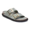 Arizona Droplet Buckle Cuir naturel verni