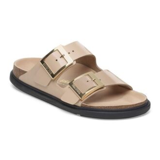 Arizona Droplet Buckle Cuir naturel verni