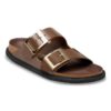 Arizona Droplet Buckle Cuir naturel verni
