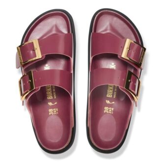 Arizona Droplet Buckle Cuir naturel verni