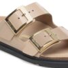 Arizona Droplet Buckle Cuir naturel verni