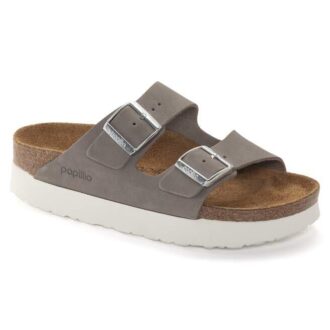 Arizona Flex Platform Cuir nubuck Gris tourterelle
