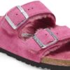 Arizona Shearling Cuir suédé-mouton Fuchsia Tulip