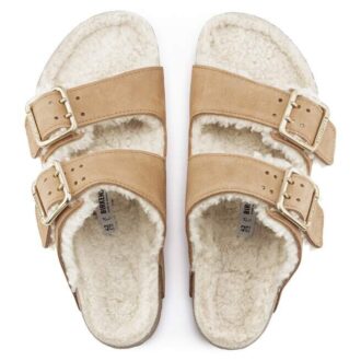 Arizona Shearling en cuir naturel et peau de mouton