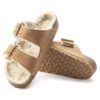 Arizona Shearling en cuir naturel et peau de mouton