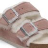 Arizona Shearling suede leather