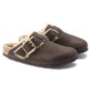 Boston Bold en cuir Shearling Espresso
