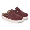 Boston Chunky Suede Leather Berry Crush