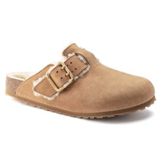 Boston Shearling en cuir naturel et peau de mouton