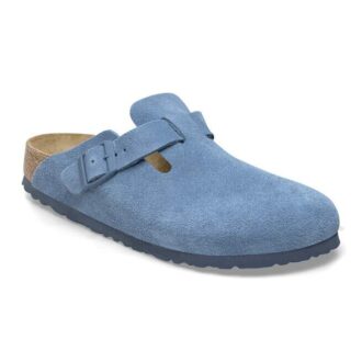 Boston Soft Footbed Suede Leather Elemental Blue