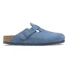 Boston Soft Footbed Suede Leather Elemental Blue