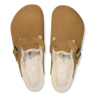 Boston Vl Velours côtelé Teddy Shearling Cuir suédé Fourrure