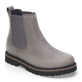 Bottes mi-hautes Highwood Slip-on pour femme en cuir nubuck