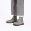 Bottes mi-hautes Highwood Slip-on pour femme en cuir nubuck
