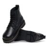 Highwood Lace Mid Hommes Cuir Noir