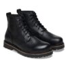 Highwood Lace Mid Hommes Cuir Noir