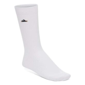 Chaussettes en coton côtelées Coton Polyamide Élasthanne