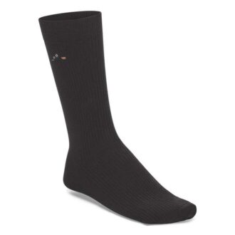 Chaussettes en coton côtelées Coton Polyamide Élasthanne