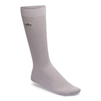 Chaussettes en coton côtelées Coton Polyamide Élasthanne
