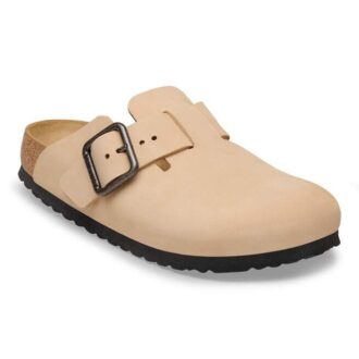 Cuir nubuck à boucle métallique Boston