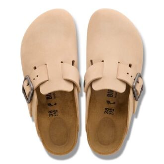 Cuir nubuck à boucle métallique Boston