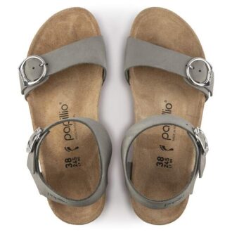 Cuir nubuck Soley gris tourterelle