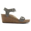 Cuir nubuck Soley gris tourterelle