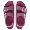 Cuir suédé Milano Fuchsia chatoyant