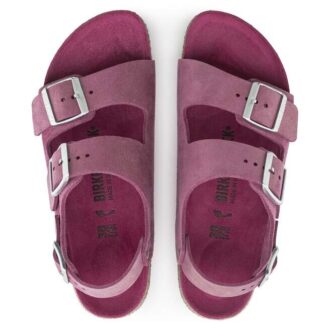 Cuir suédé Milano Fuchsia chatoyant