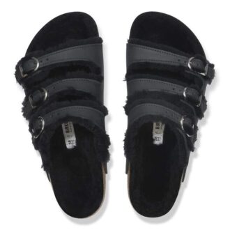 Florida Fresh en cuir naturel huilé et peau de mouton