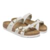 Franca Cuir nubuck blanc antique