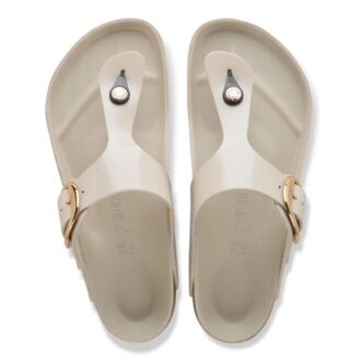 Gizeh Big Buckle Cuir naturel verni