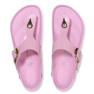 Gizeh Big Buckle Cuir naturel verni