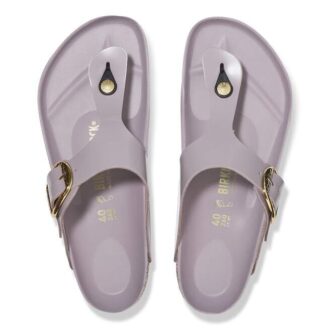 Gizeh Big Buckle Cuir naturel verni