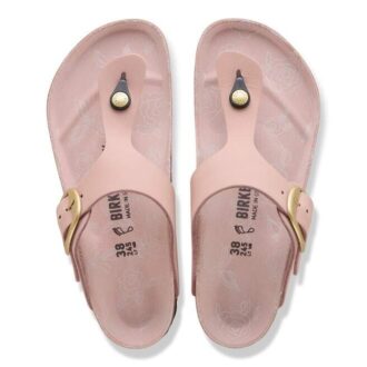 Gizeh Big Buckle en cuir nubuck