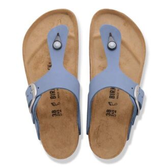 Gizeh Big Buckle en cuir nubuck