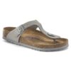 Gizeh Soft Footbed Cuir nubuck Gris tourterelle