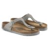 Gizeh Soft Footbed Cuir nubuck Gris tourterelle
