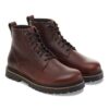 Highwood Lace Mid Hommes Cuir Chocolat
