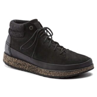 Honnef High Cuir nubuck noir