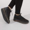 Honnef High Cuir nubuck noir